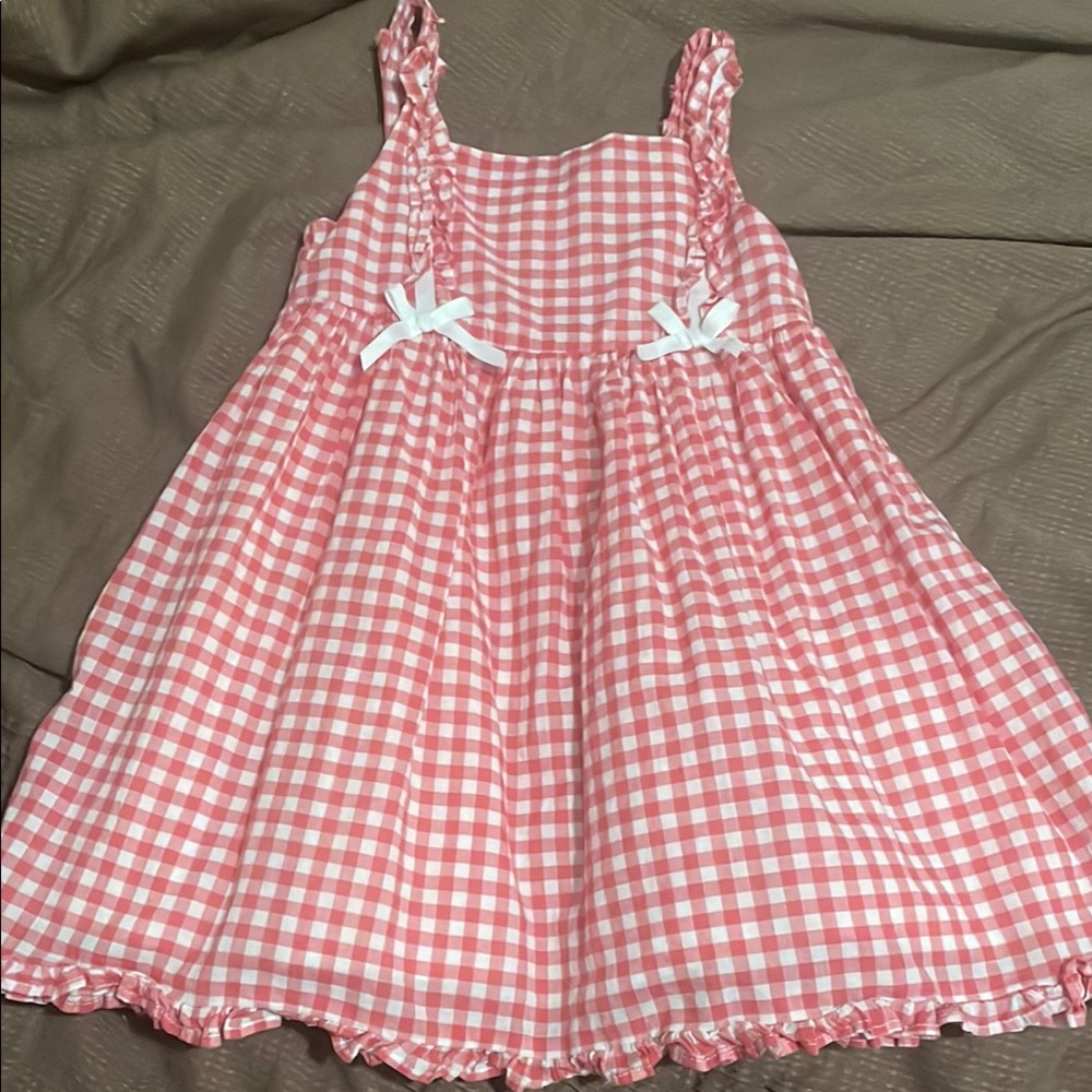 Tahari gingham dress